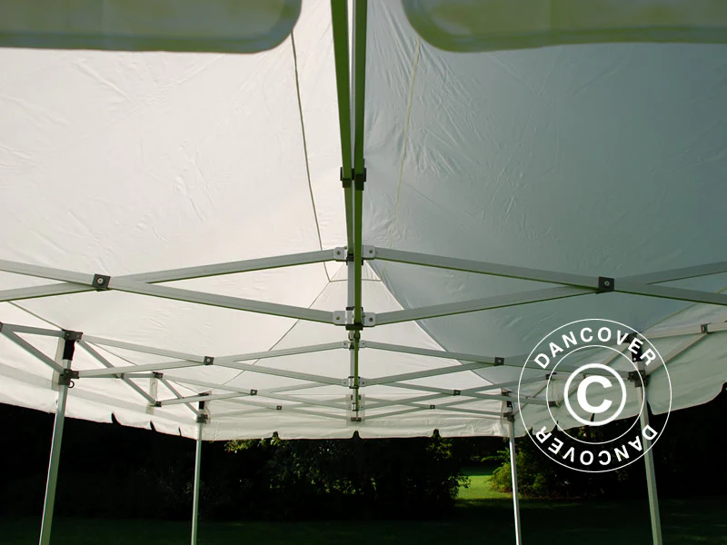 Foldetelt FleXtents PRO "Peaked" 3x6m Hvid, inkl. 6 sider - Image 9