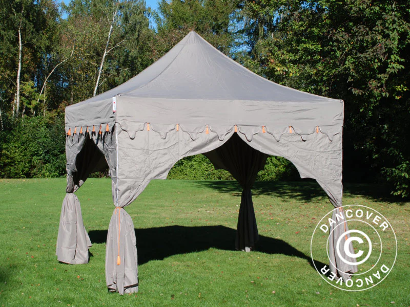 Foldetelt FleXtents PRO "Raj" 3x3m Latte/Orange - Image 7