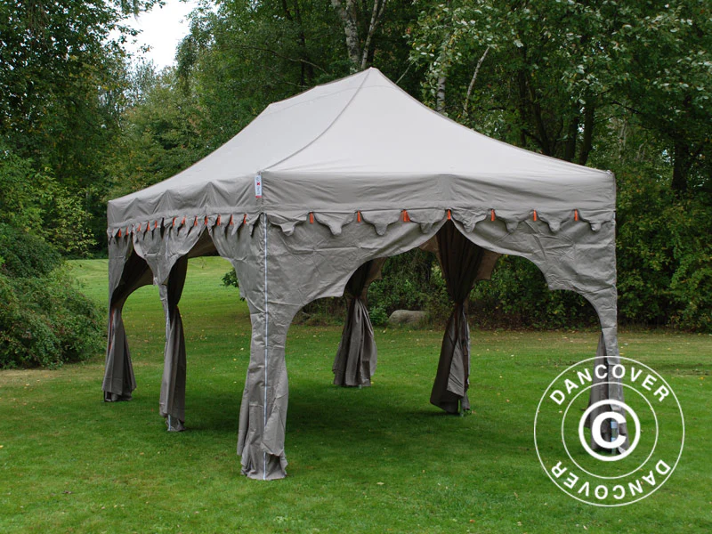 Foldetelt FleXtents PRO "Raj" 3x6m Latte/Orange - Image 11