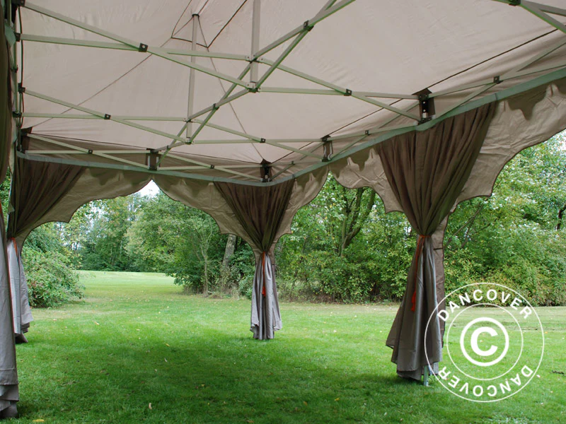 Foldetelt FleXtents PRO "Raj" 3x6m Latte/Orange - Image 13