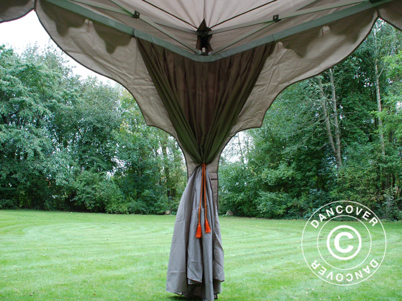 Foldetelt FleXtents PRO "Raj" 3x6m Latte/Orange - Image 14