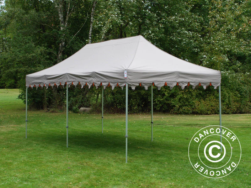 Foldetelt FleXtents PRO "Raj" 3x6m Latte/Orange - Image 17