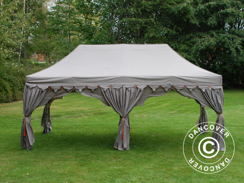 Foldetelt FleXtents PRO "Raj" 3x6m Latte/Orange - Image 4