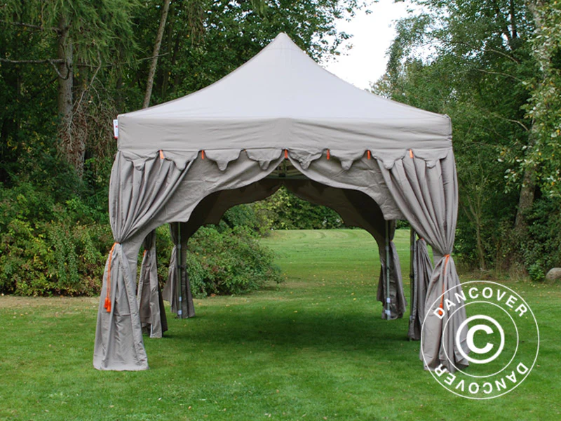 Foldetelt FleXtents PRO "Raj" 3x6m Latte/Orange - Image 6