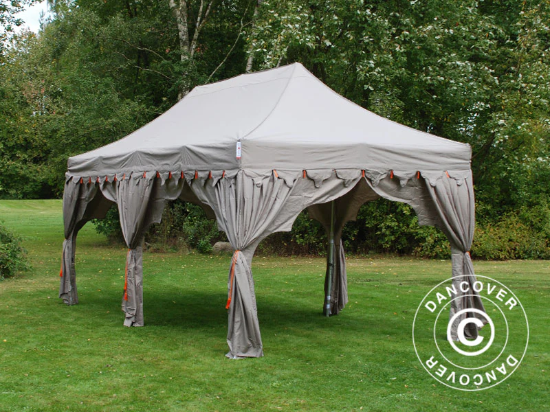 Foldetelt FleXtents PRO "Raj" 3x6m Latte/Orange - Image 7