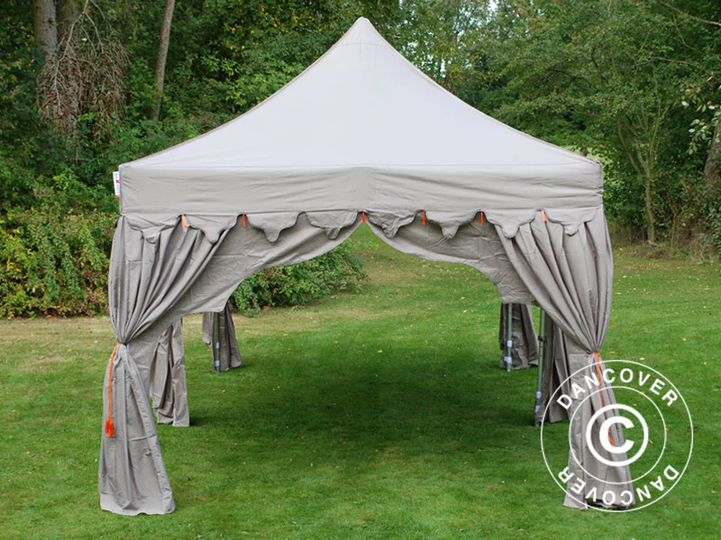 Foldetelt FleXtents PRO "Raj" 3x6m Latte/Orange - Image 8
