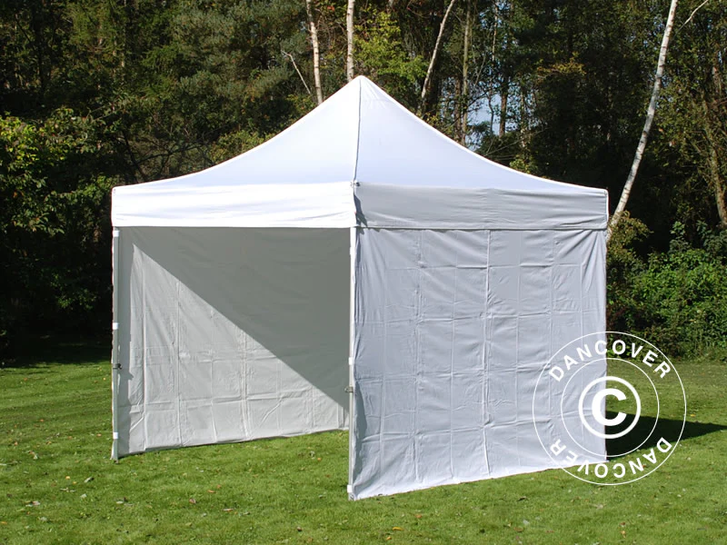 Foldetelt FleXtents PRO Steel 3x3m Hvid, inkl. 4 sider - Image 4
