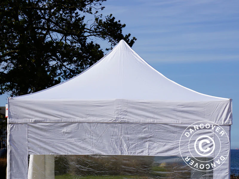 Foldetelt FleXtents PRO Steel 3x3m Hvid, inkl. 4 sider - Image 6