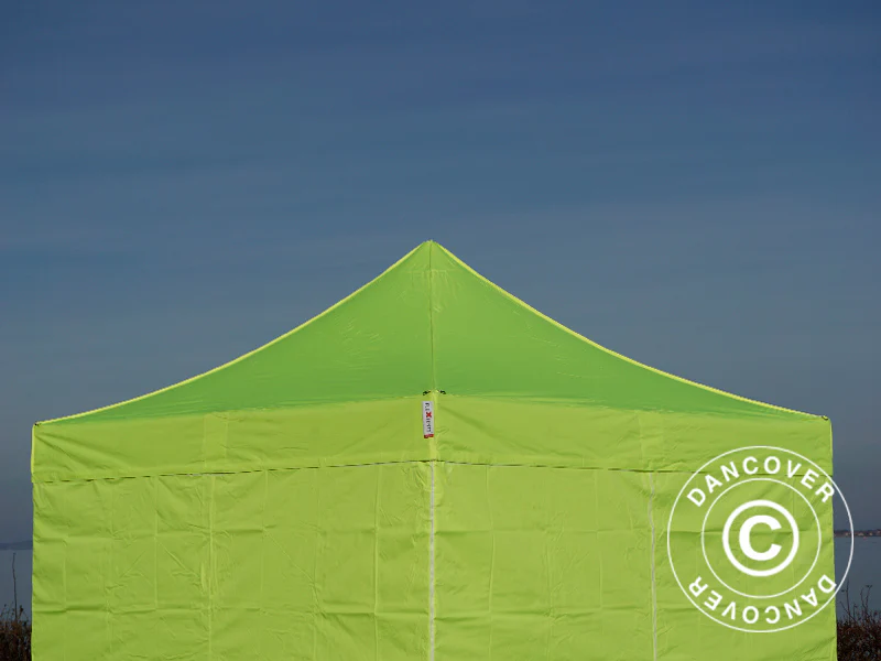 Foldetelt FleXtents PRO Steel 3x3m Neongul/grøn, inkl. 4 sider KUN 4 STK. TILBAGE - Image 10