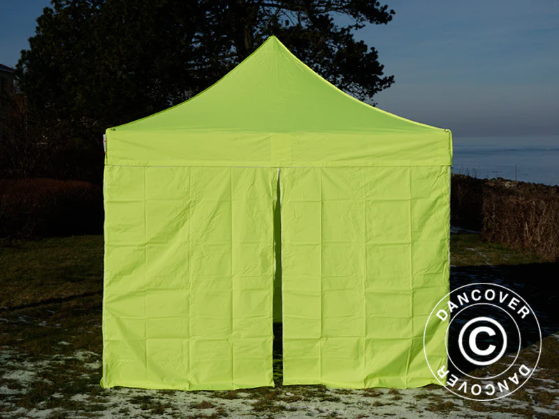 Foldetelt FleXtents PRO Steel 3x3m Neongul/grøn, inkl. 4 sider KUN 4 STK. TILBAGE - Image 3
