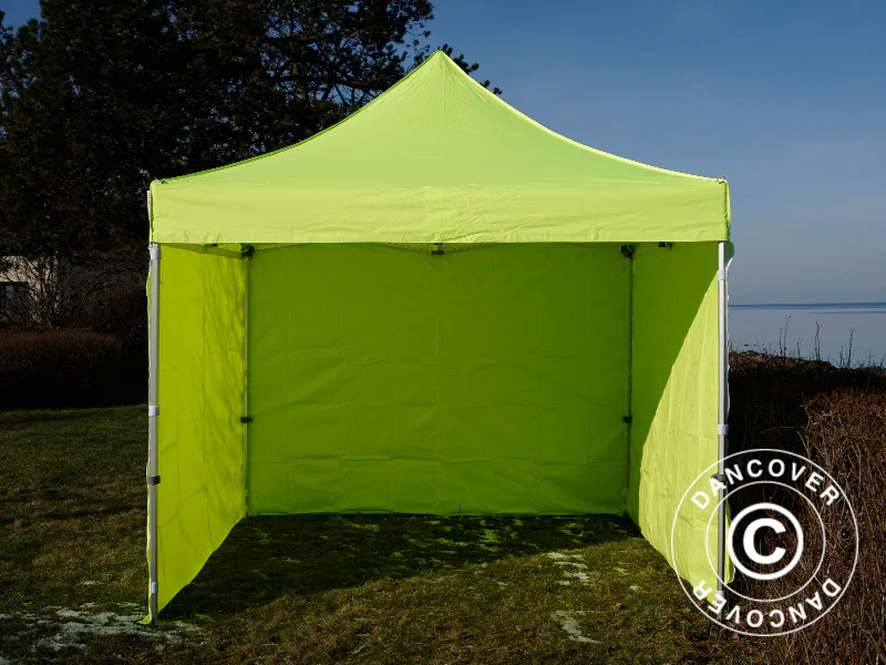 Foldetelt FleXtents PRO Steel 3x3m Neongul/grøn, inkl. 4 sider KUN 4 STK. TILBAGE - Image 6