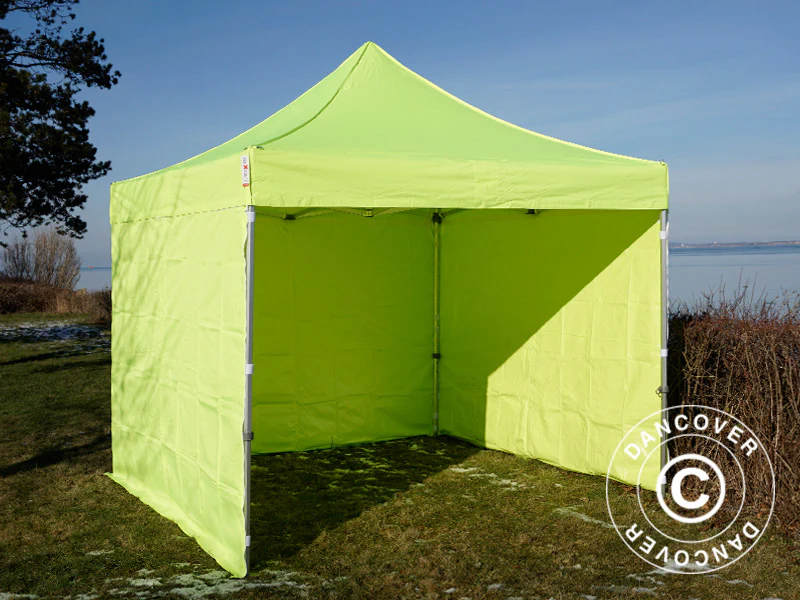 Foldetelt FleXtents PRO Steel 3x3m Neongul/grøn, inkl. 4 sider KUN 4 STK. TILBAGE - Image 7