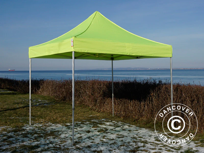 Foldetelt FleXtents PRO Steel 3x3m Neongul/grøn, inkl. 4 sider KUN 4 STK. TILBAGE - Image 8