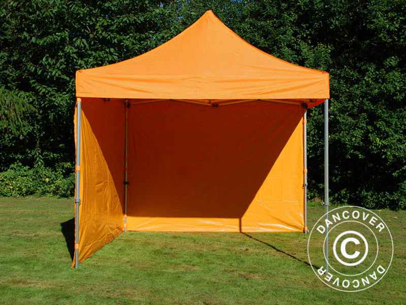 Foldetelt FleXtents PRO Steel 3x3m Orange, inkl. 4 sider - Image 13