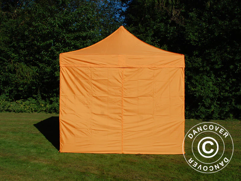 Foldetelt FleXtents PRO Steel 3x3m Orange, inkl. 4 sider - Image 4