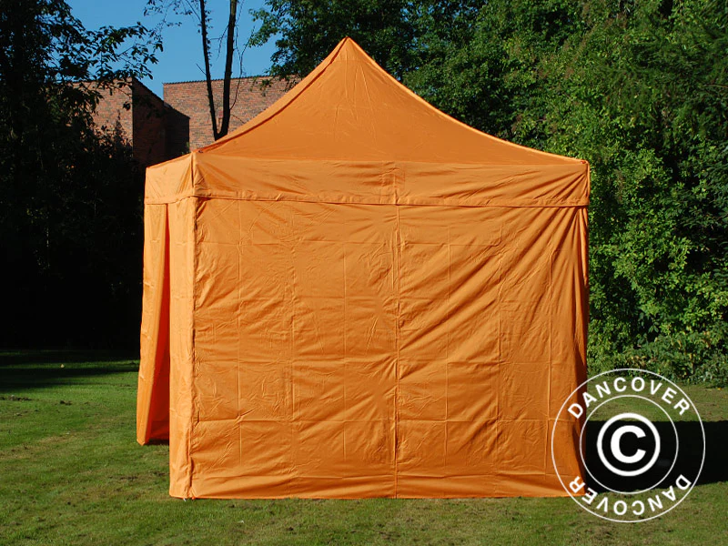 Foldetelt FleXtents PRO Steel 3x3m Orange, inkl. 4 sider - Image 8