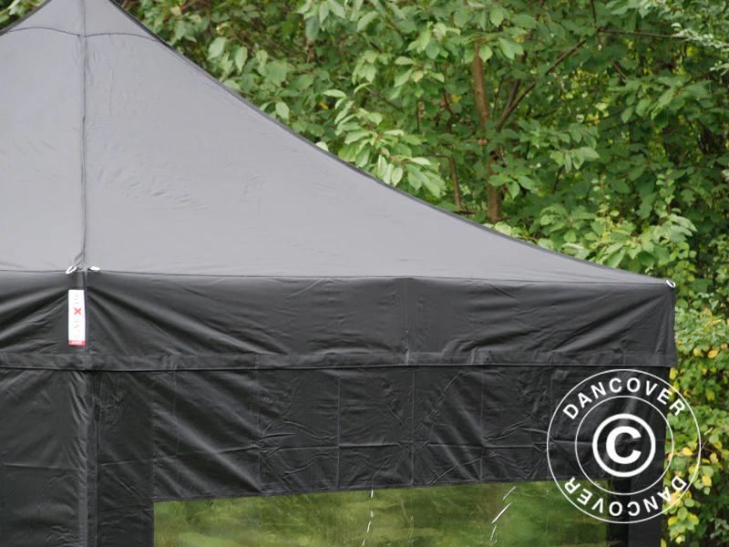 Foldetelt FleXtents PRO Steel 3x3m Sort, inkl. 4 sider - Image 11