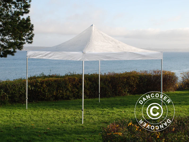 Foldetelt FleXtents PRO Steel 3x3m Transparent, inkl. 4 sider - Image 4