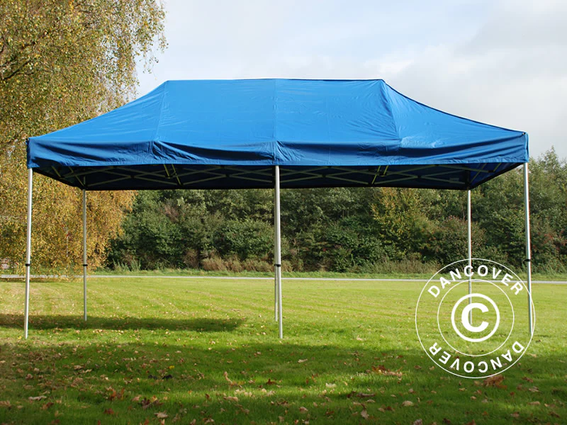Foldetelt FleXtents PRO Steel 3x6m Blå, inkl. 6 sider - Image 5
