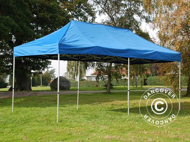 Foldetelt FleXtents PRO Steel 3x6m Blå, inkl. 6 sider - Image 7