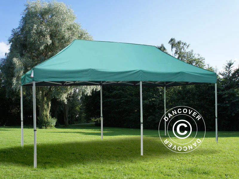 Foldetelt FleXtents PRO Steel 3x6m Grøn, inkl. 6 sider - Image 3