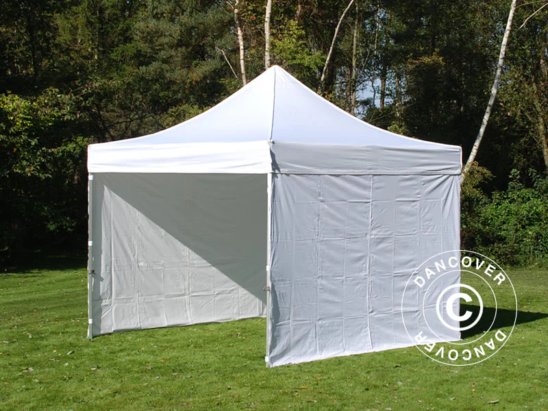 Foldetelt FleXtents PRO Steel 4x4m Hvid, inkl. 4 sider - Image 3