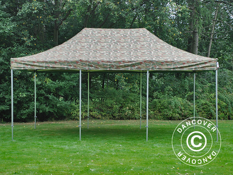 Foldetelt FleXtents PRO Steel 4x6m Camouflage/Militær - Image 2