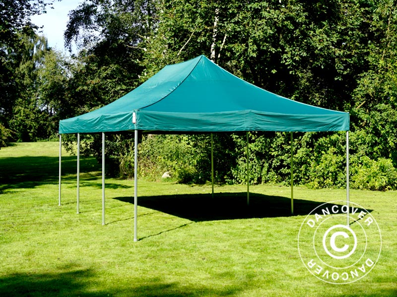 Foldetelt FleXtents PRO Steel 4x6m Grøn, inkl. 8 sider - Image 8