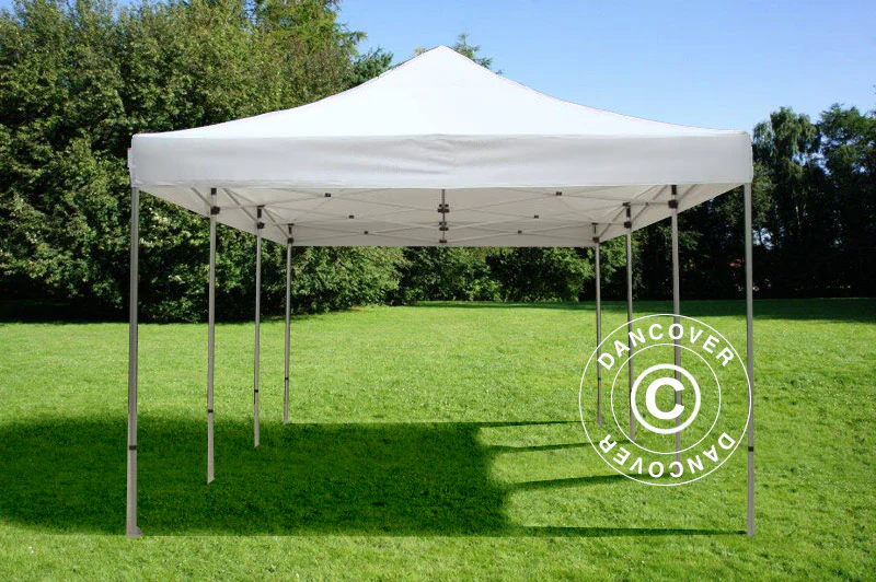 Foldetelt FleXtents PRO Steel 4x6m Hvid, Brandhæmmende - Image 2
