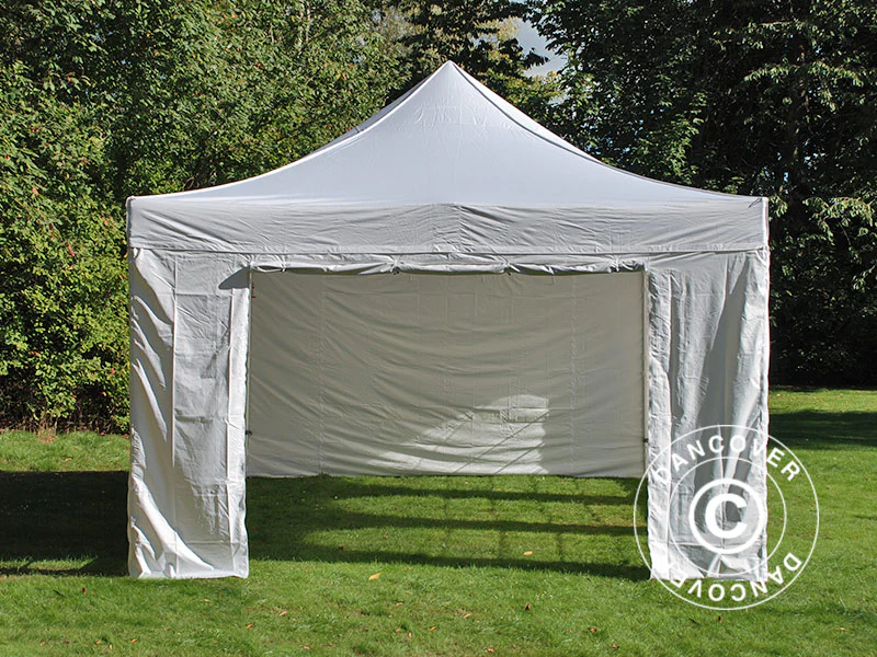 Foldetelt FleXtents PRO Steel 4x6m Hvid, inkl. 8 sider - Image 10