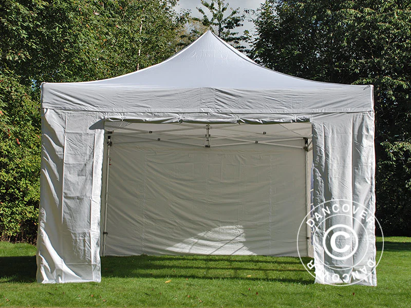 Foldetelt FleXtents PRO Steel 4x6m Hvid, inkl. 8 sider - Image 7