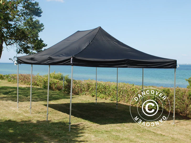 Foldetelt FleXtents PRO Steel 4x6m Sort - Image 4