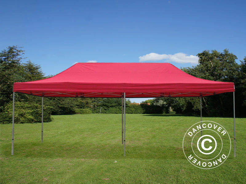 Foldetelt FleXtents PRO Steel 4x8m Rød - Image 2