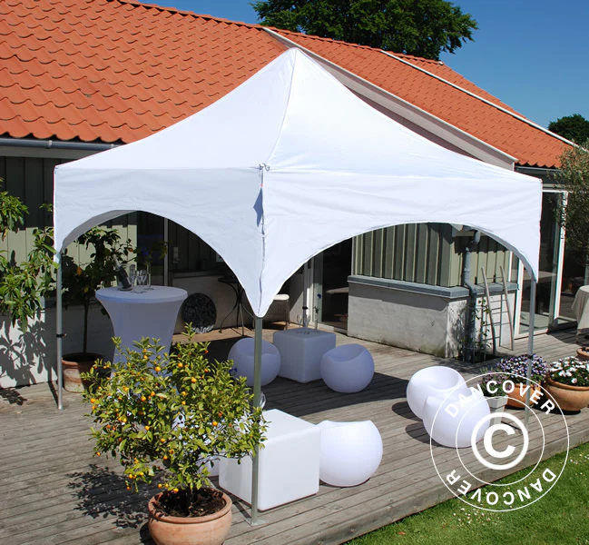 Foldetelt FleXtents PRO Steel "Arched" 3x3m Hvid - Image 3
