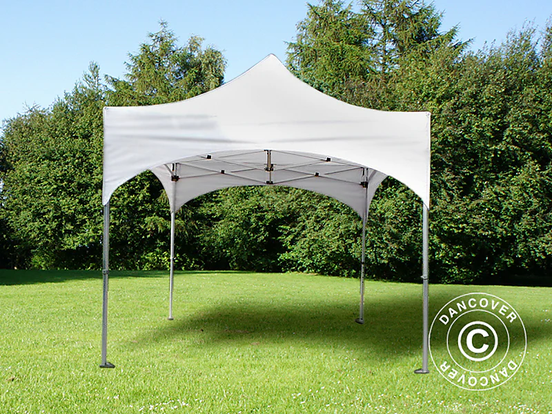 Foldetelt FleXtents PRO Steel "Arched" 3x3m Hvid, inkl. 4 sider - Image 5
