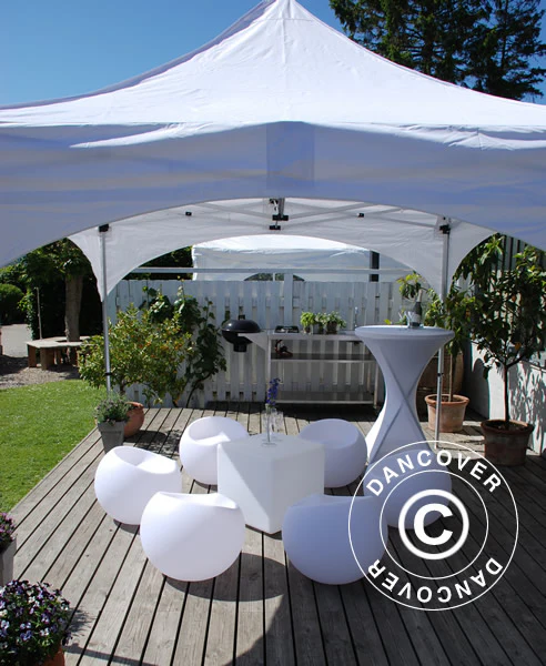 Foldetelt FleXtents PRO Steel "Arched" 3x6m Hvid - Image 3