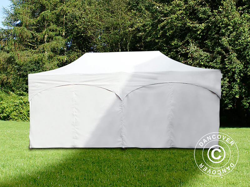 Foldetelt FleXtents PRO Steel "Arched" 3x6m Hvid, inkl. 6 sider - Image 3