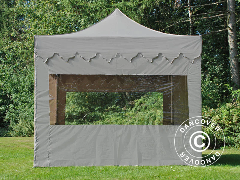 Foldetelt FleXtents PRO Steel "Morocco" 3x3m Latte, inkl. 4 sider - Image 5