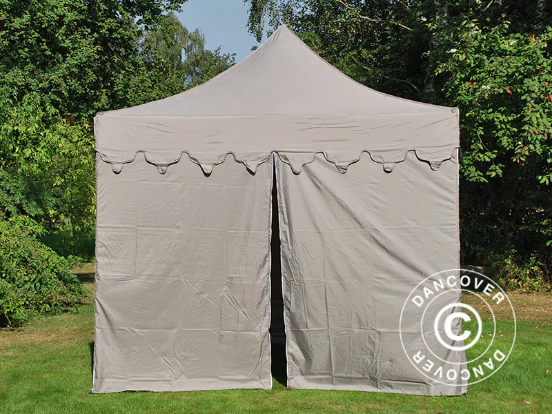 Foldetelt FleXtents PRO Steel "Morocco" 3x3m Latte, inkl. 4 sider - Image 7