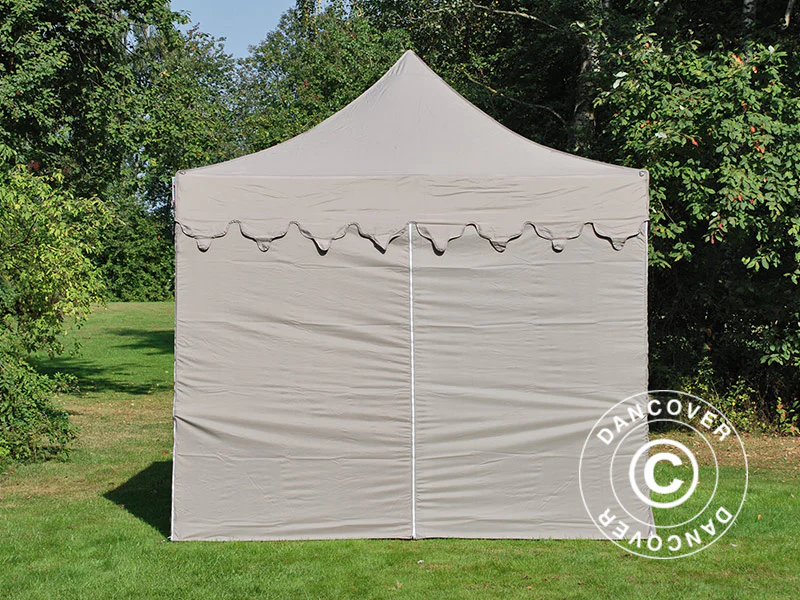 Foldetelt FleXtents PRO Steel "Morocco" 3x3m Latte, inkl. 4 sider - Image 8