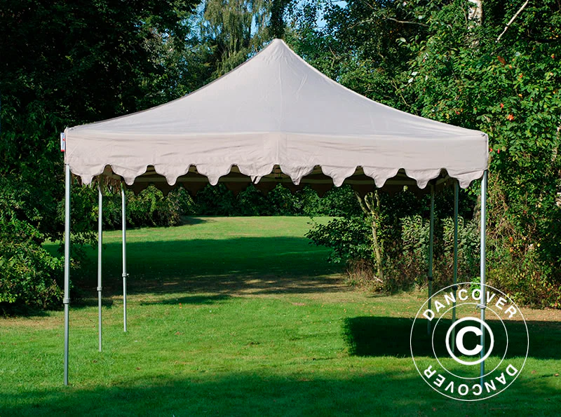 Foldetelt FleXtents PRO Steel "Morocco" 4x8m Latte - Image 4