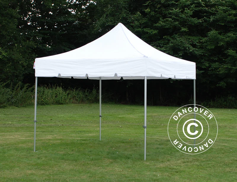 Foldetelt FleXtents PRO Steel "Peaked" 3x3m Hvid - Image 3