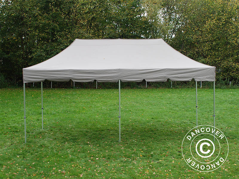 Foldetelt FleXtents PRO Steel "Peaked" 4x8m Latte - Image 2