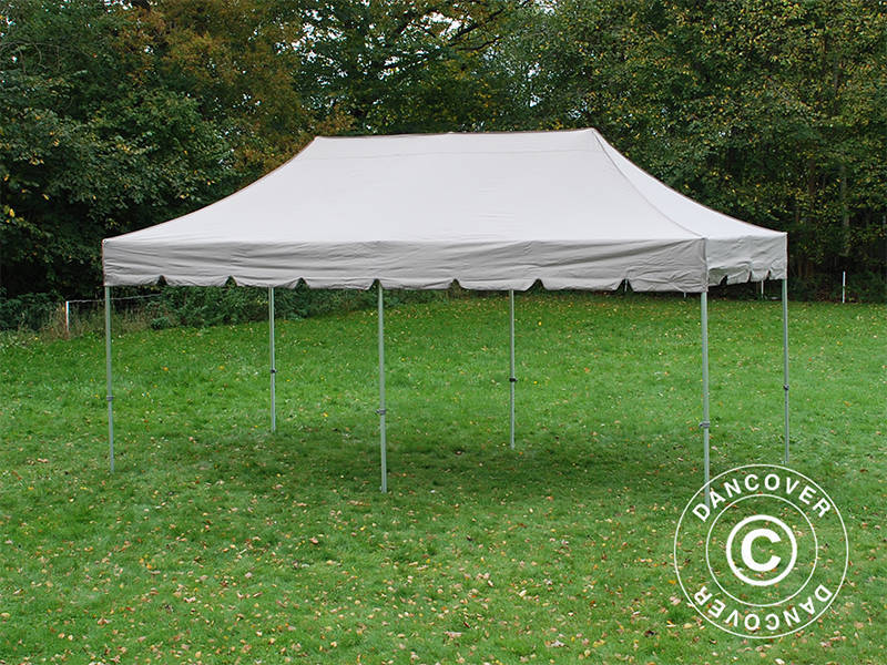 Foldetelt FleXtents PRO Steel "Peaked" 4x8m Latte - Image 3