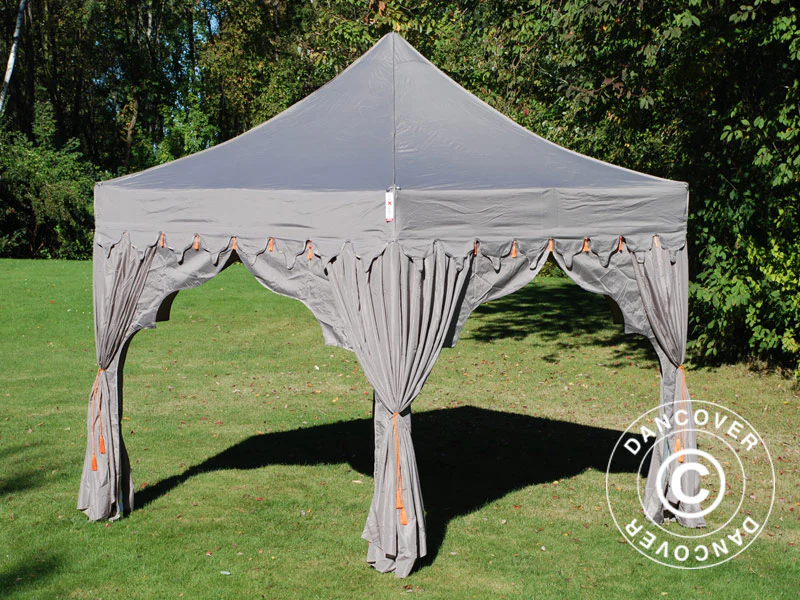 Foldetelt FleXtents PRO Steel "Raj" 3x3m Latte/Orange - Image 2