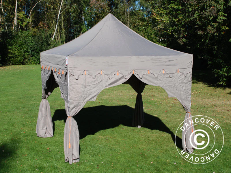 Foldetelt FleXtents PRO Steel "Raj" 3x3m Latte/Orange - Image 5
