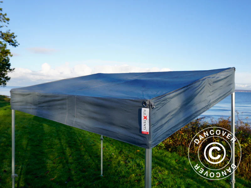 Foldetelt FleXtents PRO Trapezo 2x3m Grå, inkl. 4 sider - Image 18