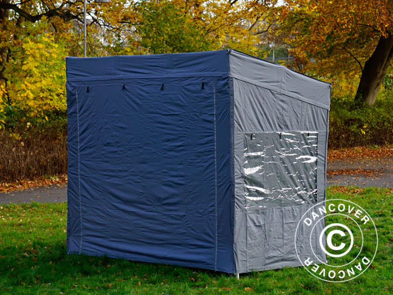 Foldetelt FleXtents PRO Trapezo 2x3m Grå, inkl. 4 sider - Image 5
