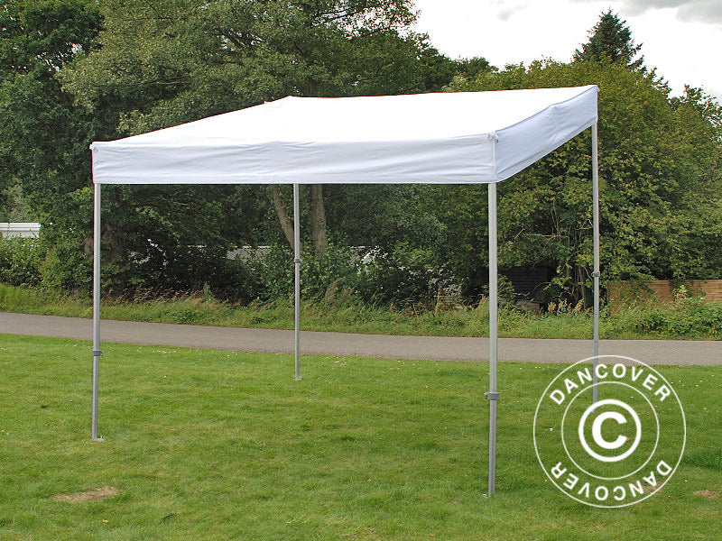 Foldetelt FleXtents PRO Trapezo 3x3m Hvid, inkl. 4 sider - Image 10