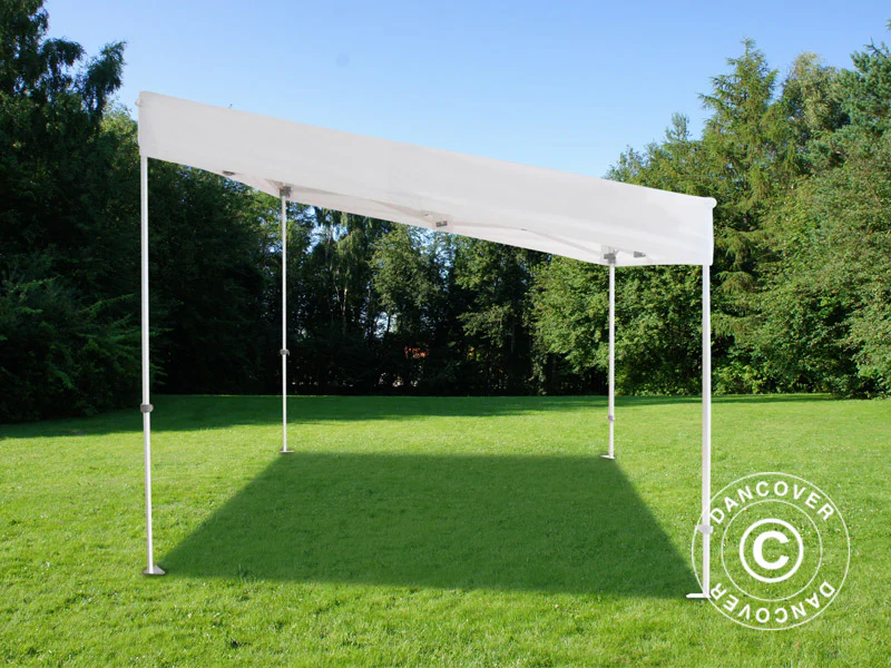 Foldetelt FleXtents PRO Trapezo 3x3m Hvid, inkl. 4 sider - Image 13